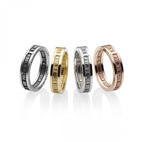 Humilis sterling silver classic ring