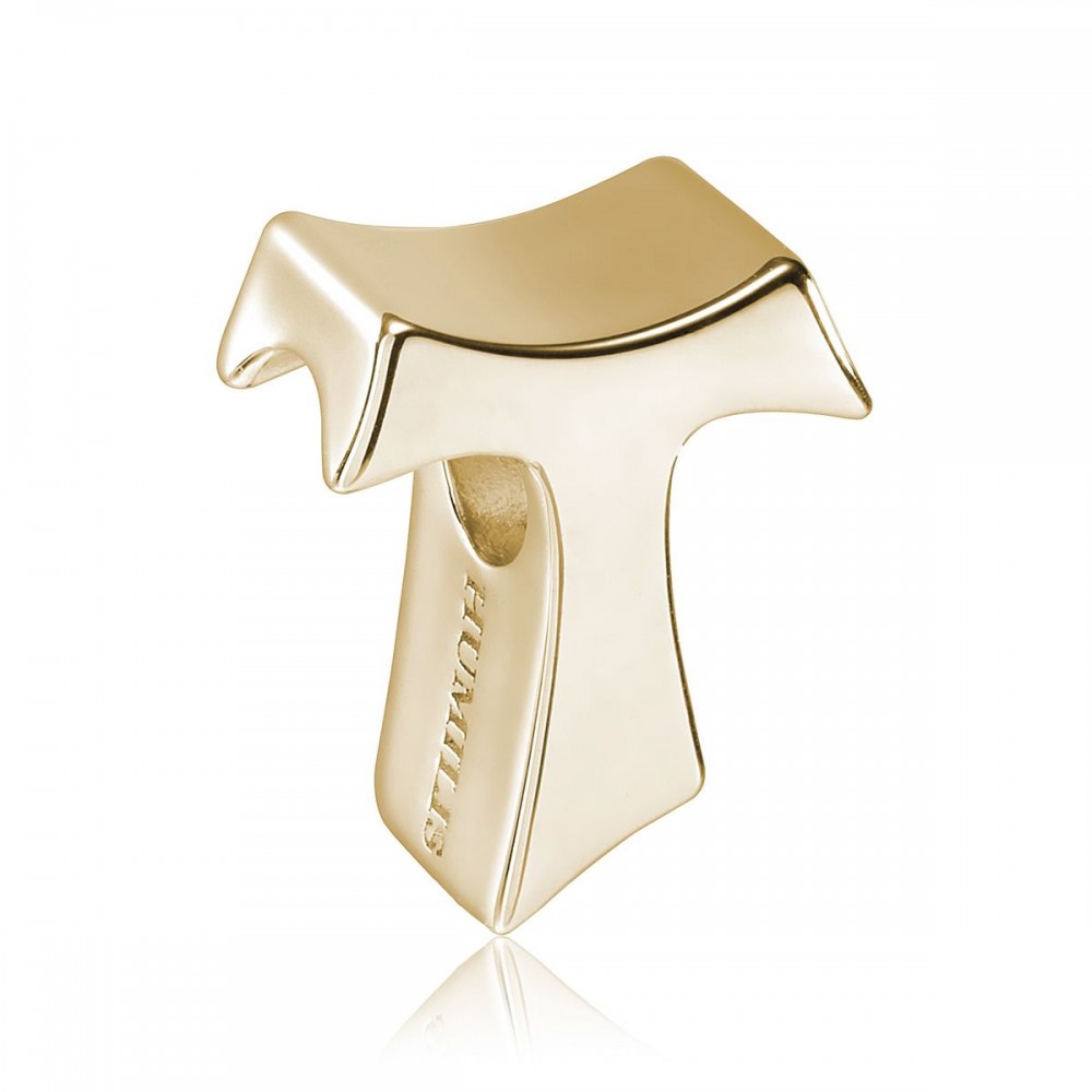 Humilis sterling silver Tau charm