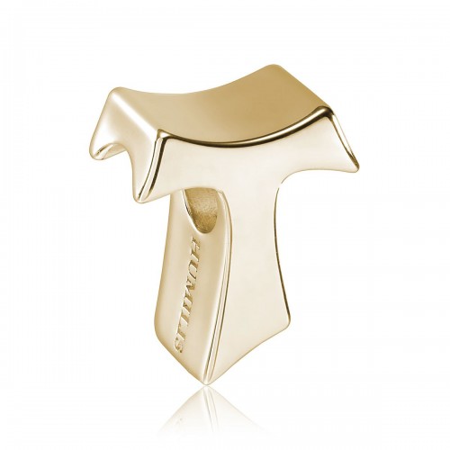 Humilis sterling silver Tau charm