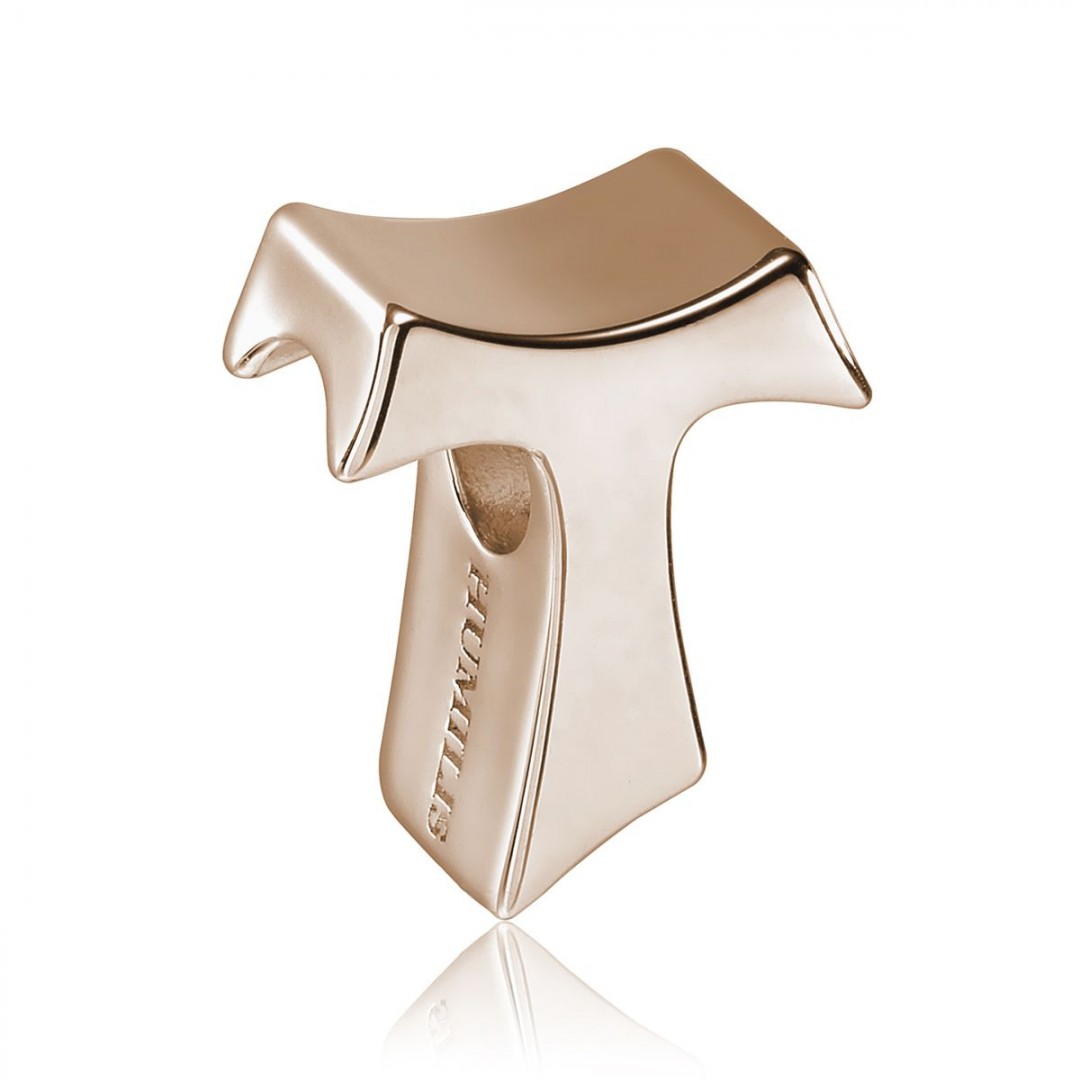 Humilis sterling silver Tau charm