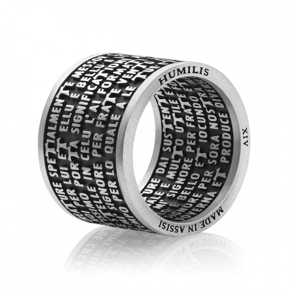 Humilis anello classico in argento