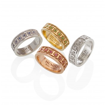 Humilis sterling silver TERRA classic ring