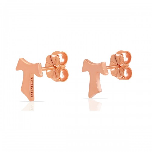 Humilis rose gold earrings