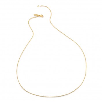 Humilis yellow gold plated sterling silver rolò chain