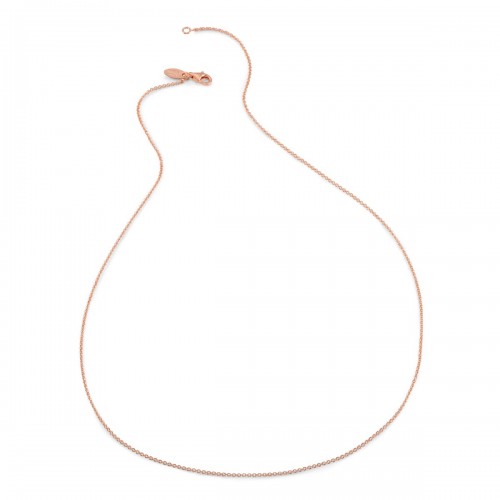 Humilis rose gold plated sterling silver rolò chain