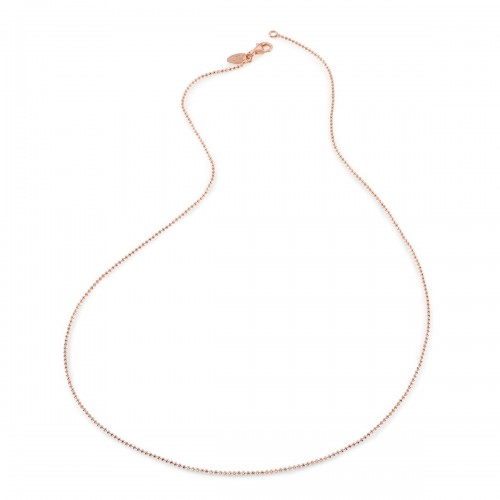 Humilis rose gold plated sterling silver brilliant chain