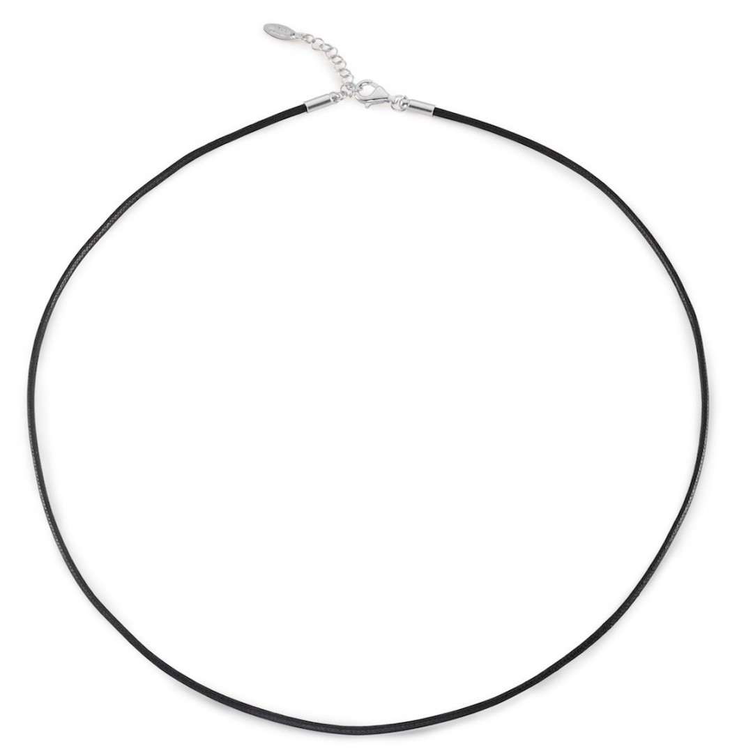 Humilis cotton cord with sterling silver claps