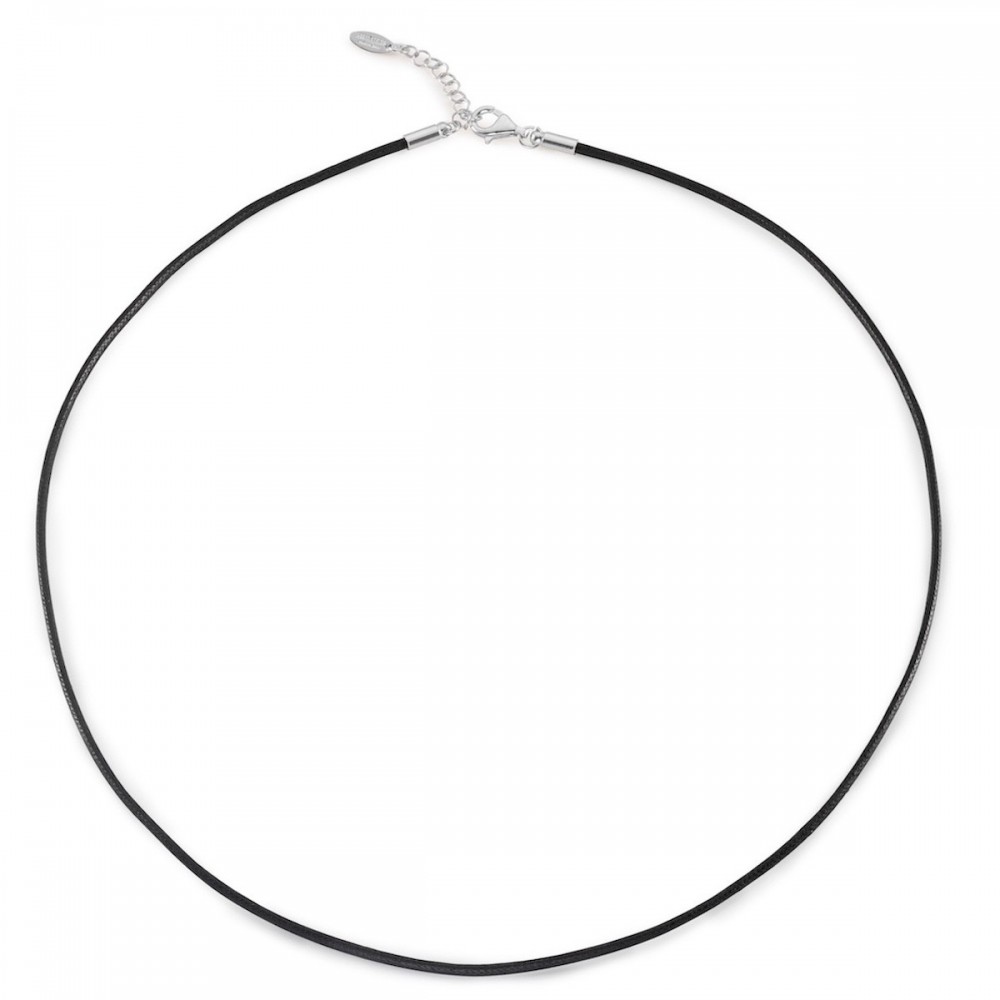 Humilis cotton cord with sterling silver claps