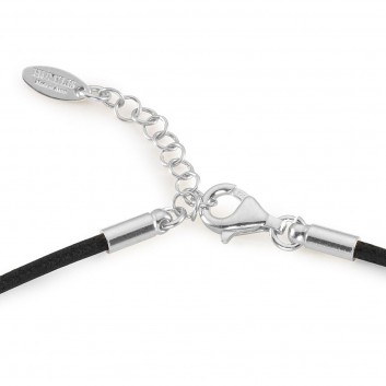 Humilis cotton cord with sterling silver claps