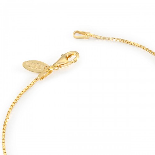 Humilis yellow gold plated sterling silver box chain